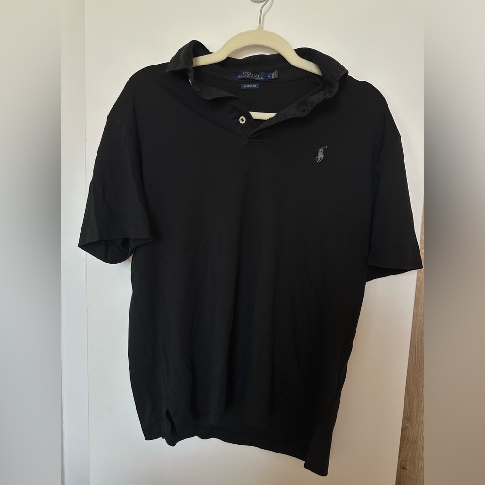 Short sleeve men’s polo collard t-shirt